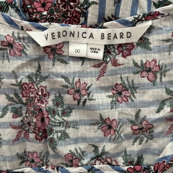 Vernonica Beard Joi Flutter-Sleeve Top, Size 00 - Picture 4 of 9